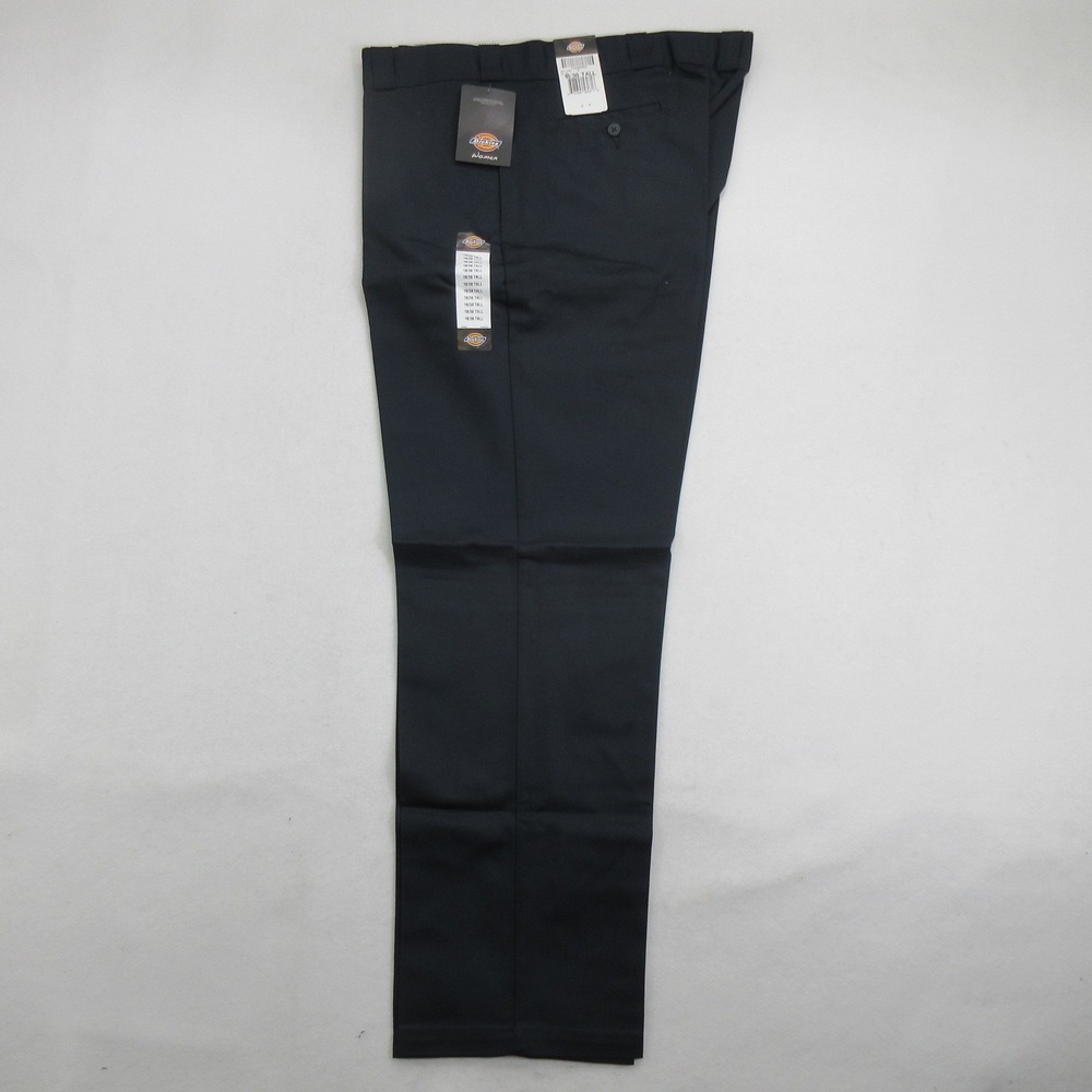 Dickies Women Pants 18 Tall 774 Original Fit Straight Leg Navy Blue Work New